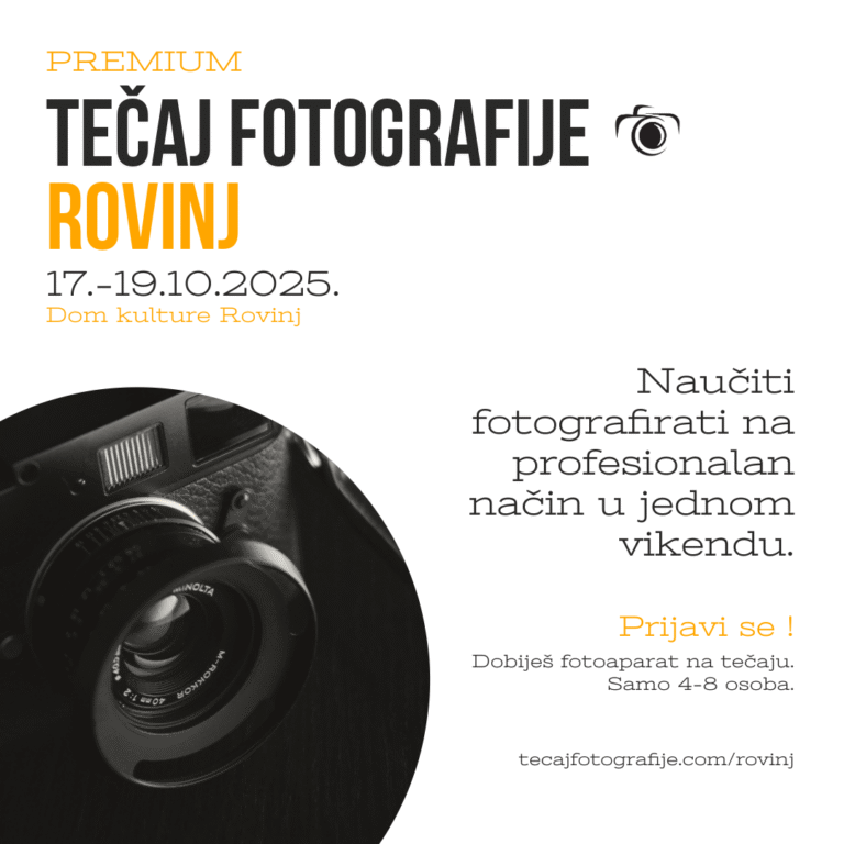 Rovinj Tečaj Fotografije