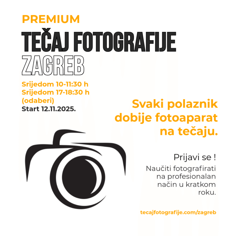 Tecaj fotografije u zagrebu srijedom