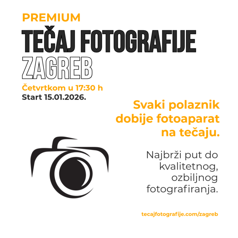 Tecaj fotografije Zagreb cetvrtkom