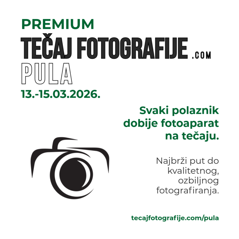 Tecaj fotografije Pula 2026 s