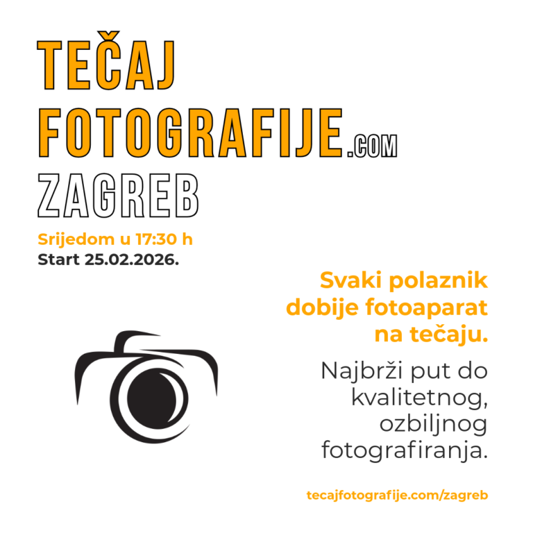 Tecaj fotografije Zagreb srijedom s