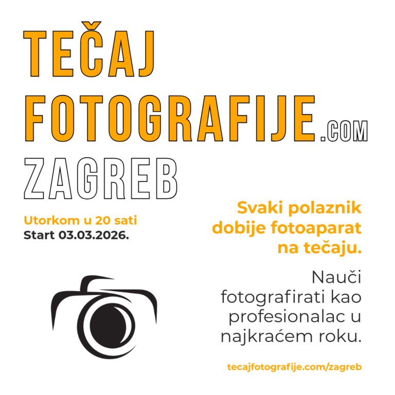 Tecaj fotografije zageb utorkom 20h
