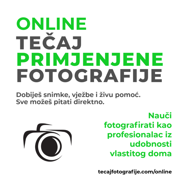 ONLINE tečaj fotografije