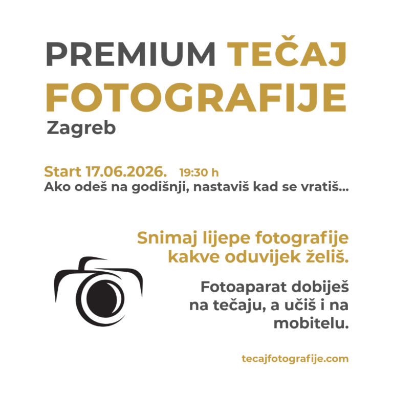 Tecaj fotografije Zagreb 17062026