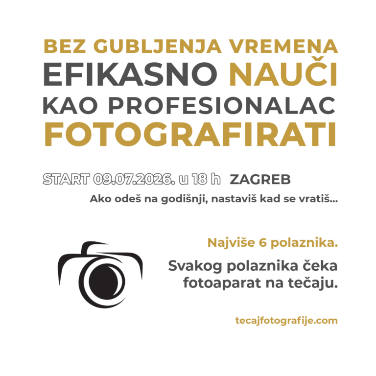 Tecaj fotografije Zagreb 09072026